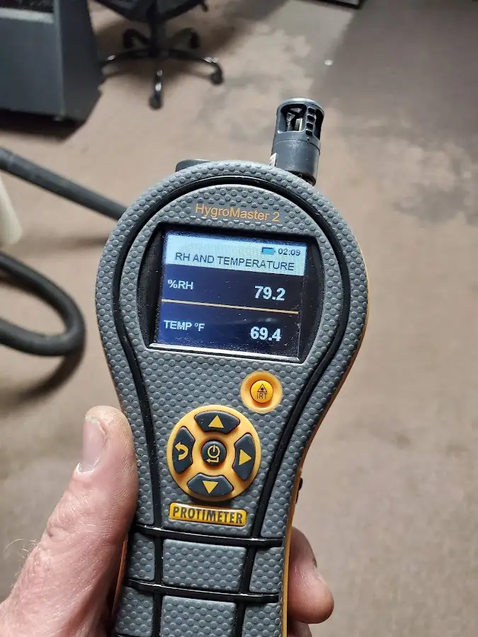 Moisture meter humidity assessment for Fire & Smoke Damage Restoration in Centerville