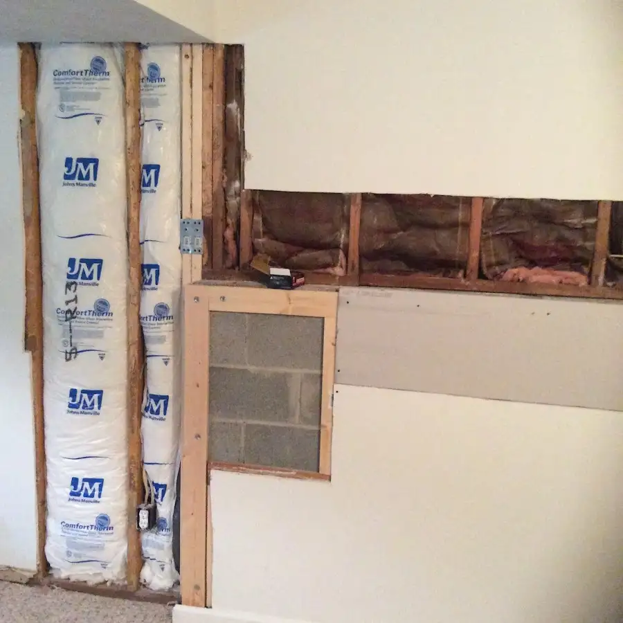 Wall insulation replacement during Odor Removal & Deodorization in Centerville